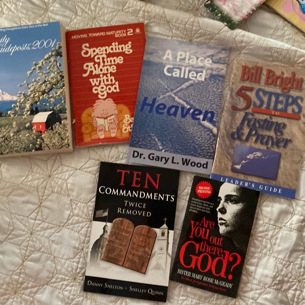 6 paper backs for the seeking